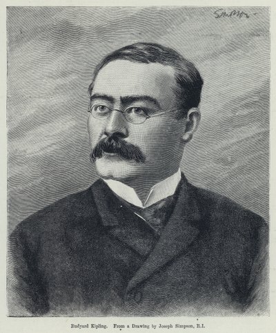 Rudyard Kipling von Joseph Simpson