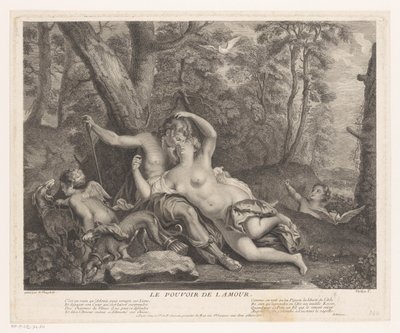 Landschaft mit Venus und Adonis von Joseph Vanloo
