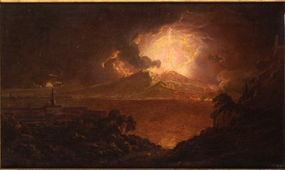Ansicht des Vesuvs bei Nacht ausbrechend von Joseph Wright of Derby