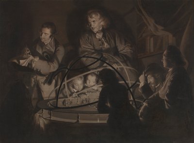 Philosoph hält einen Vortrag über das Orrery von Joseph Wright of Derby
