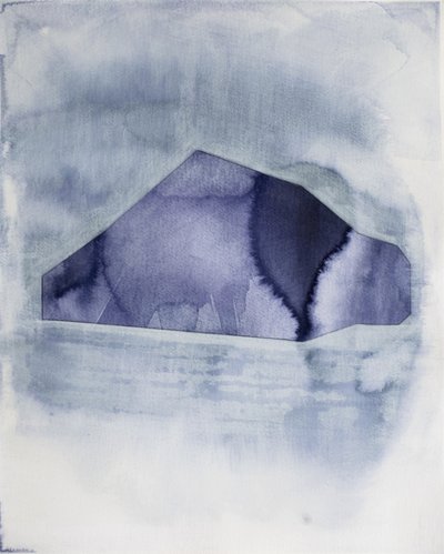 Abstrakte Blaue Geometrie von Joshua Hoskins