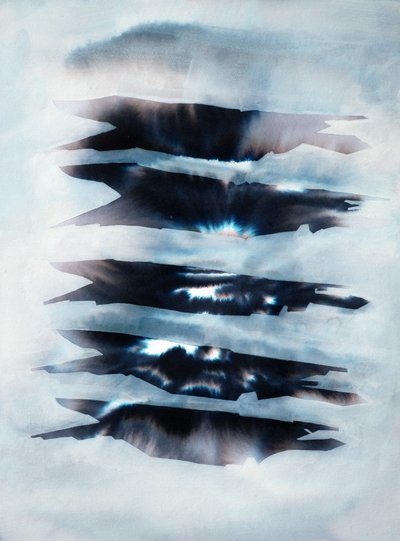 Ätherische blaue Streifen von Joshua Hoskins