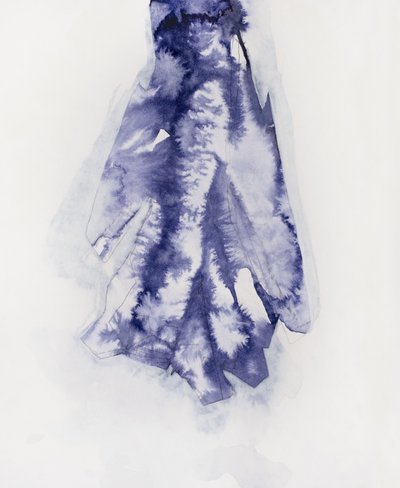 Organischer Indigo-Fluss von Joshua Hoskins