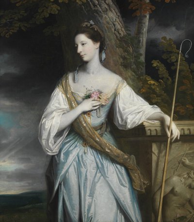 Anne Dashwood, spätere Gräfin von Galloway von Joshua Reynolds