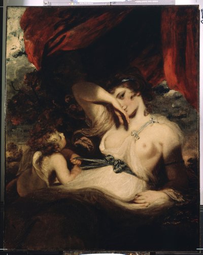 Amor löst das Band der Venus von Joshua Reynolds