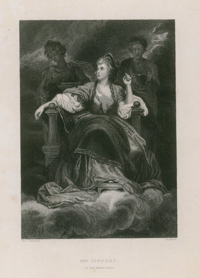 Mrs. Siddons als die tragische Muse von Joshua Reynolds