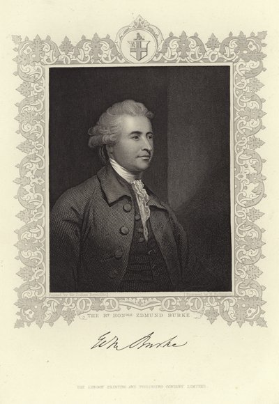 Porträt von Edmund Burke von Joshua Reynolds
