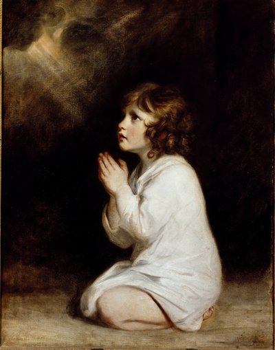 Der junge Samuel im Gebet von Joshua Reynolds