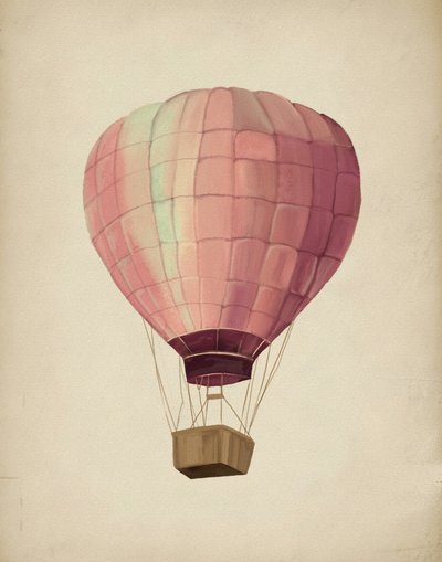 Träumender Rosa Ballon von Josie George