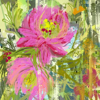 Lebendige Rosa Blüten von Josie George