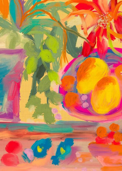 Lebendiges tropisches Stillleben von Josie George