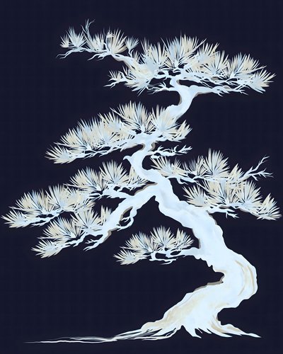 Weißer Bonsai-Baum von Josie George