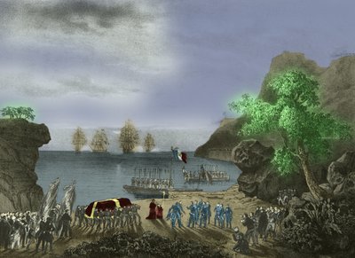 Der Sarg von Napoleon verlässt St. Helena von Josse Photo