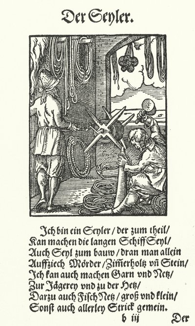 Der Seiler von Jost (after) Amman