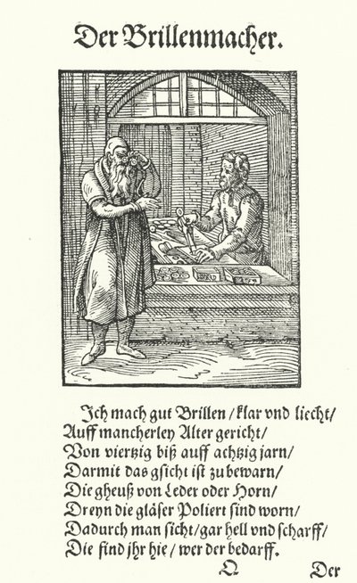 Der Brillenmacher von Jost (after) Amman