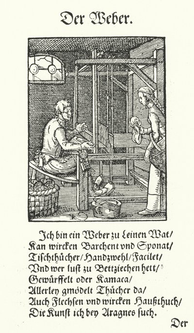 Der Weber von Jost (after) Amman