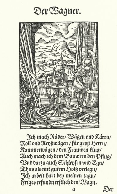 Der Radmacher von Jost (after) Amman
