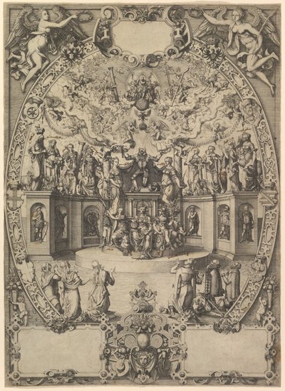 Die Apotheose von Kaiser Maximilian II. von Jost Ammon