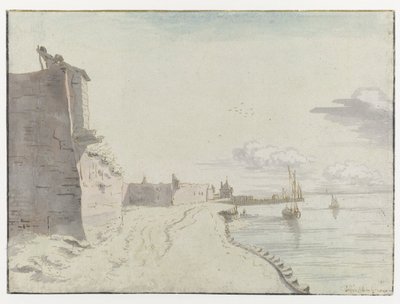 Ansicht des Waterschans Bulwarks, Bergen op Zoom von Josua de Grave