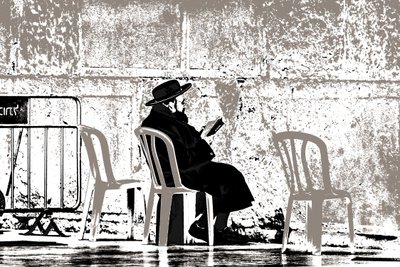 Morgengebet, aus der Serie Dienstag an der Klagemauer, 2016 von Joy Lions