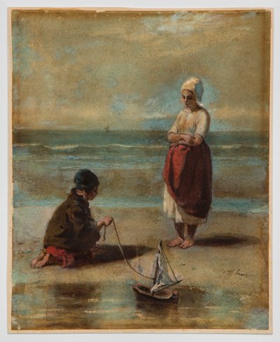 Kinder am Meeresufer von Jozef Israëls