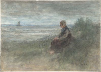 Mädchen in den Dünen von Jozef Israëls