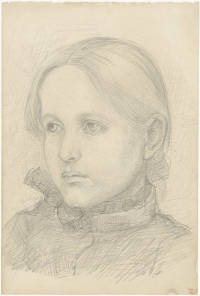 Porträt eines Mädchens von Jozef Israëls