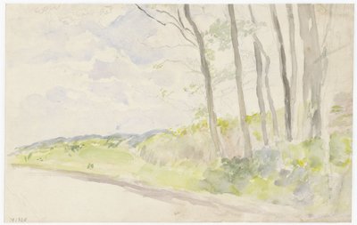 Baumgruppe an einem Weg von Jozef Israëls
