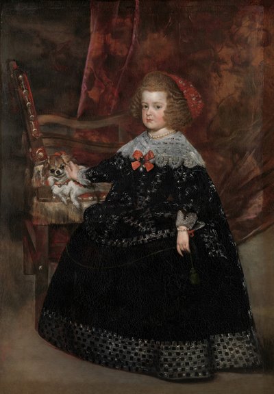 Maria Teresa, Infantin von Spanien, ca. 1645 von Juan Battista Martinez del Mazo