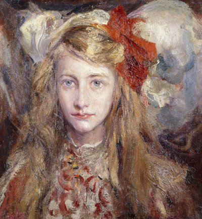 Porträt der Tochter des Künstlers, Pippi von Juan Pablo Salinas Tervel