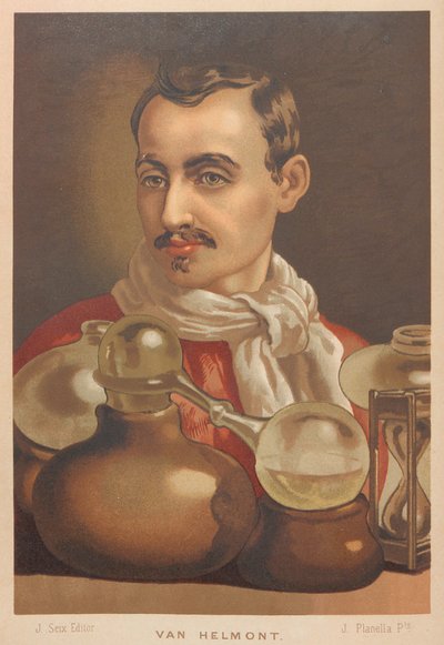 Porträt von Johan Baptista van Helmont 1580-1644, 1879 von Juan Planella y Rodríguez