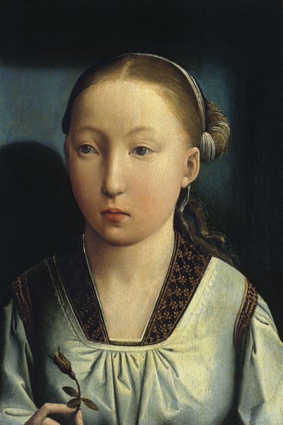 Porträt von Katharina von Aragon, um 1496 von Juan de Flandes