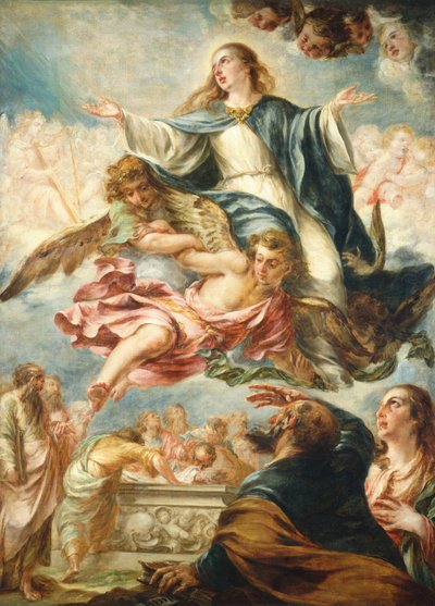 Die Himmelfahrt der Jungfrau, ca. 1658-1660 von Juan de Valdes Leal