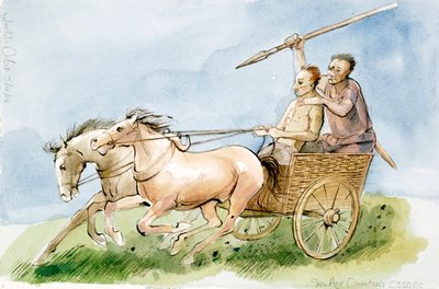 Eisenzeitliche Wagenlenker um 350 von Judith Dobie