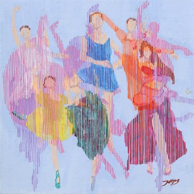 Bunte Balletttänzer von Jukyong Park