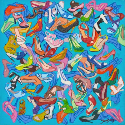 Bunte Schuhkollektion von Jukyong Park