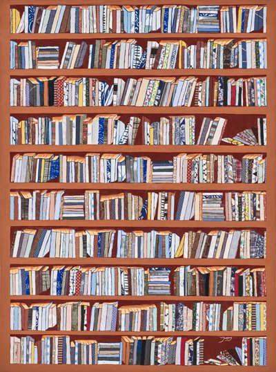 Eklektische Buchrücken von Jukyong Park