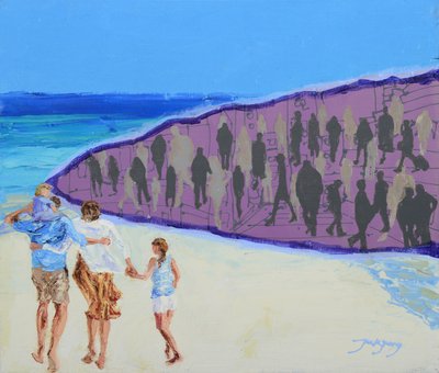 Familienstrandflucht von Jukyong Park