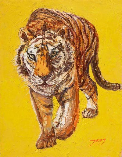 Schleichender Tiger von Jukyong Park