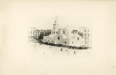Eine von Jules Gervais-Courtellemonts Ansichten von Algerien von Jules (after) Gervais-Courtellemont