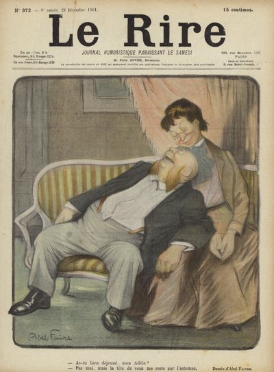 Illustration für Le Rire von Jules Abel Faivre