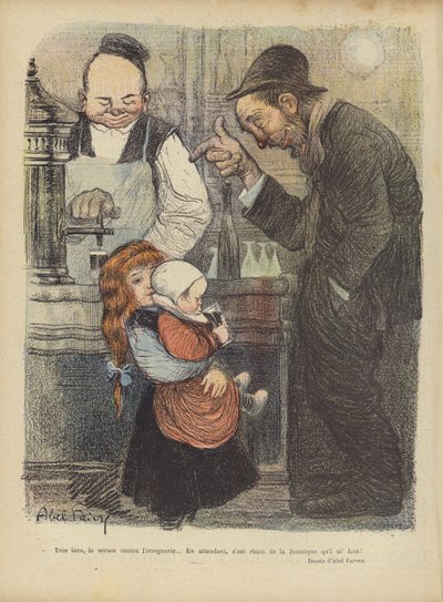 Illustration für Le Rire von Jules Abel Faivre