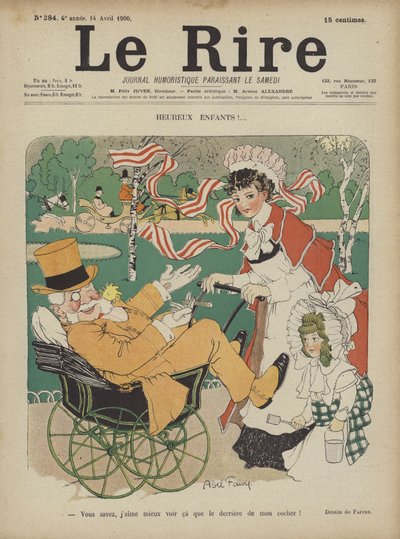 Illustration für Le Rire von Jules Abel Faivre