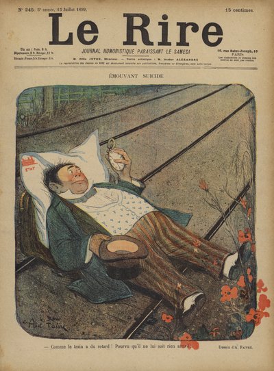 Illustration für Le Rire von Jules Abel Faivre