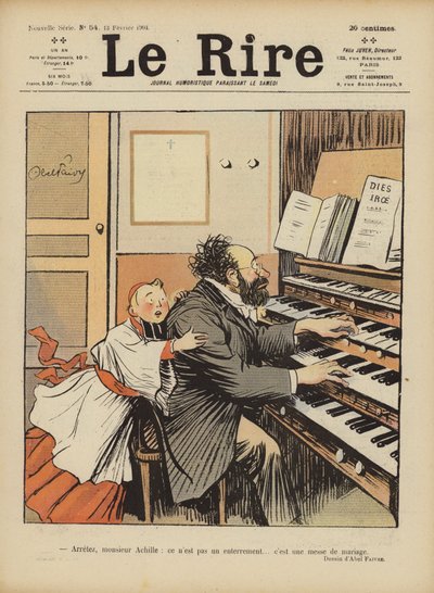 Illustration für Le Rire von Jules Abel Faivre