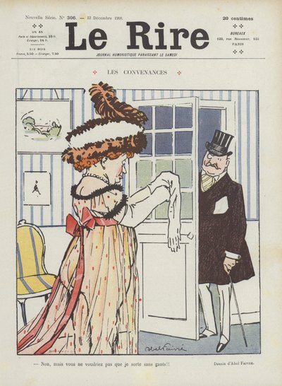 Illustration für Le Rire von Jules Abel Faivre