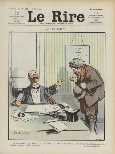 Illustration für Le Rire von Jules Abel Faivre