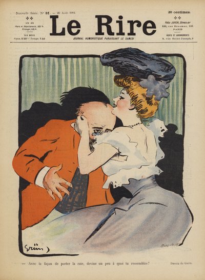 Illustration für Le Rire von Jules Alexandre Gruen or Grun