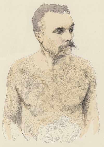 Tätowierungen von Jules Arsene (after) Garnier