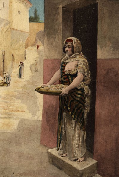 Dido (Didon) verkauft Moose. Pantagruel. Illustration von Jules Garnier. In „Rabelais et l